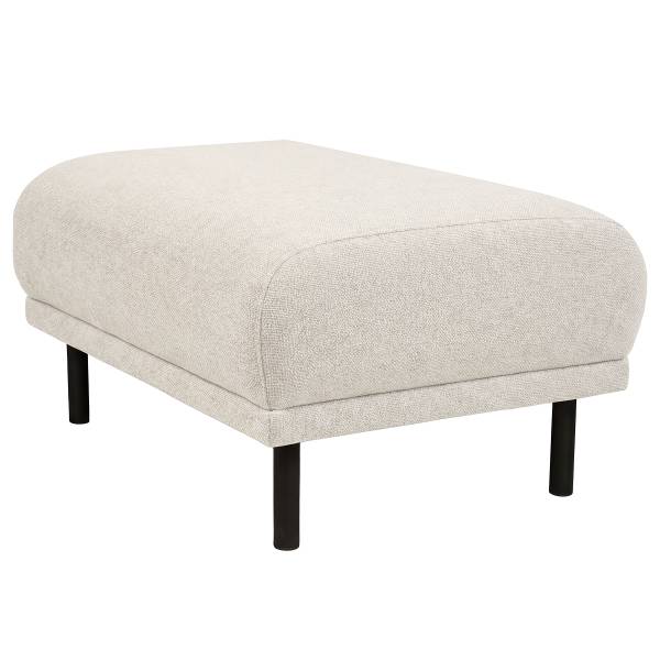 Polsterhocker DABBY Webstoff Palmira: Creme