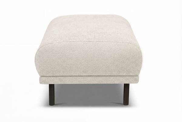 Polsterhocker DABBY Webstoff Palmira: Creme
