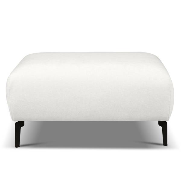 Polsterhocker LESSLY Webstoff Stormy: Creme
