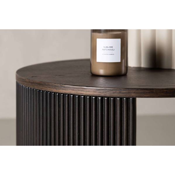 Furnierter Couchtisch Bristol Esche Dunkel