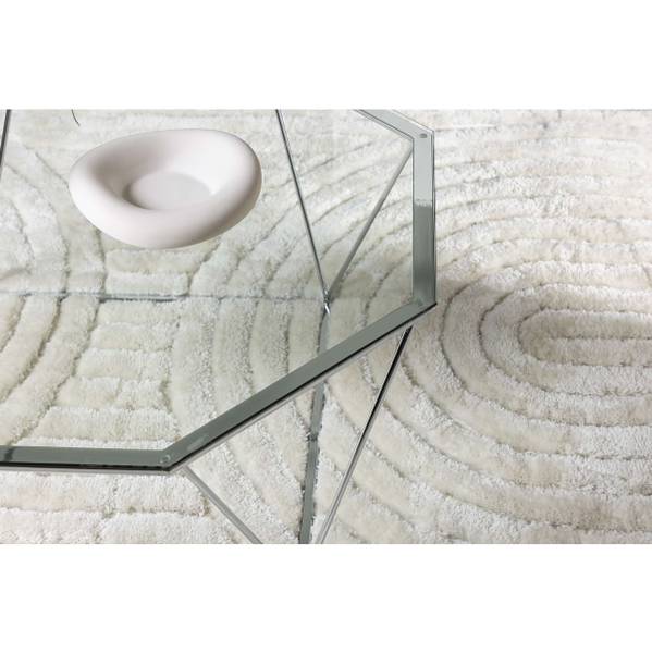 Table basse Österlen Verre / Métal -Transparent / Chrome