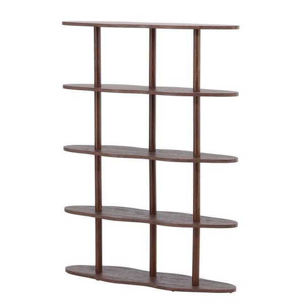 Regal Moln - Höhe 140 cm Eiche Dunkel Dekor