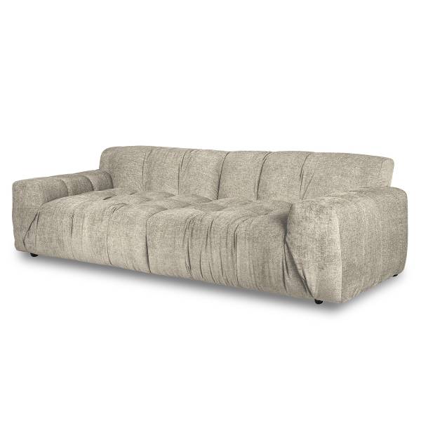 3-zitsbank LESCHER geweven stof Cieli: beige