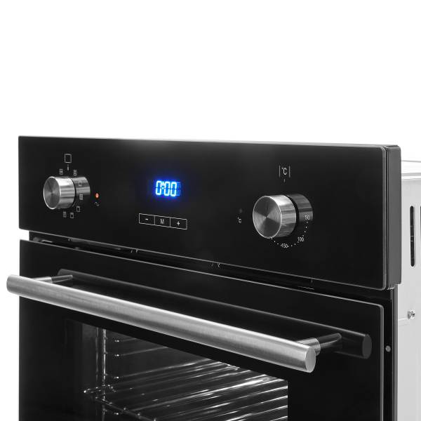 Küchenzeile Maloyas 340 cm Grau / Marmor Dunkel Dekor - Elektrogeräte Premium