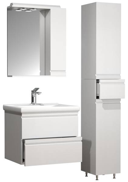 Badset Silora 3-teilig Kombi A Weiß