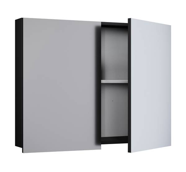 Spiegelschrank VCB 1 Schwarz - Breite: 80 cm