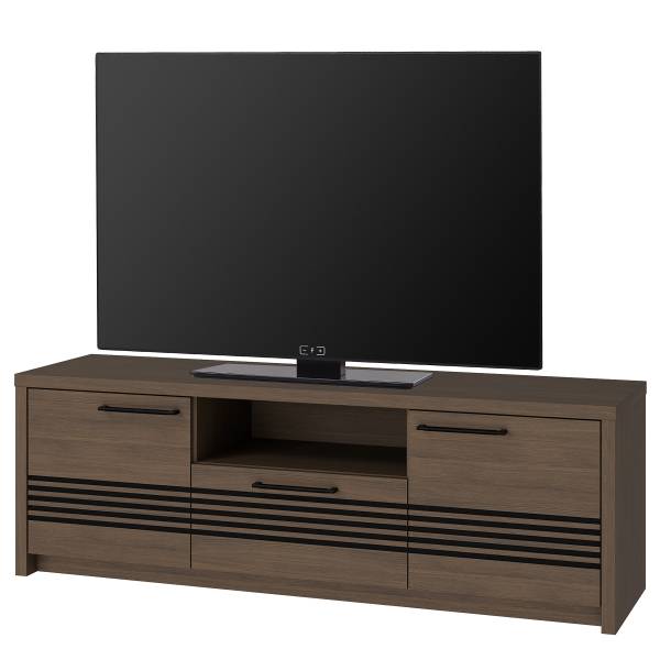 Mobile TV con scomparto Visca Effetto rovere