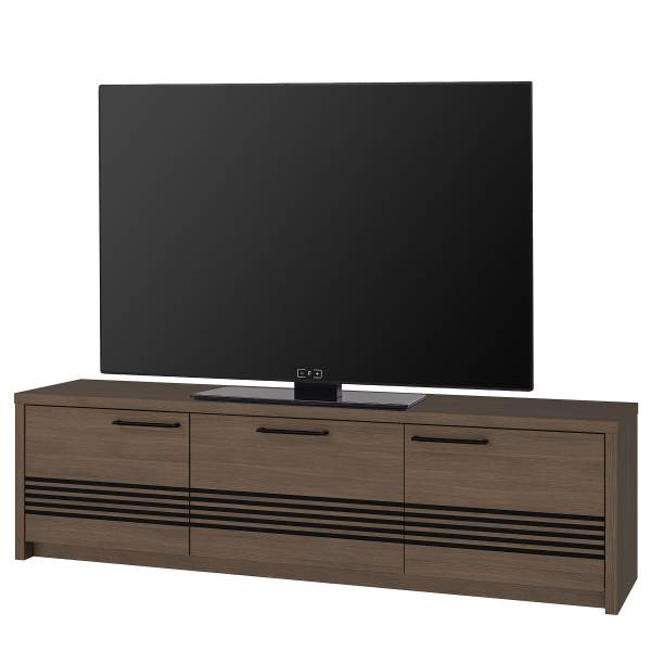 Meuble TV Visca Imitation chêne foncé