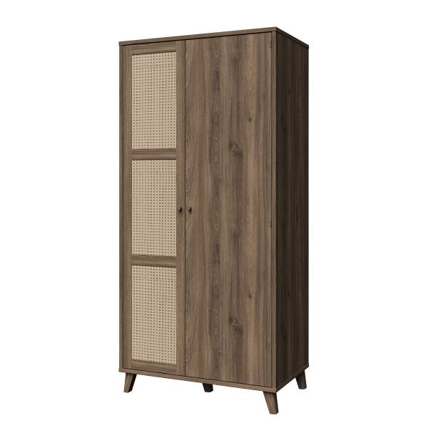 Armadio Budhua Effetto rovere / beige