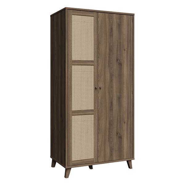 Armadio Budhua Effetto rovere / beige
