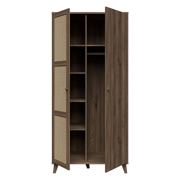 Armadio Budhua Effetto rovere / beige