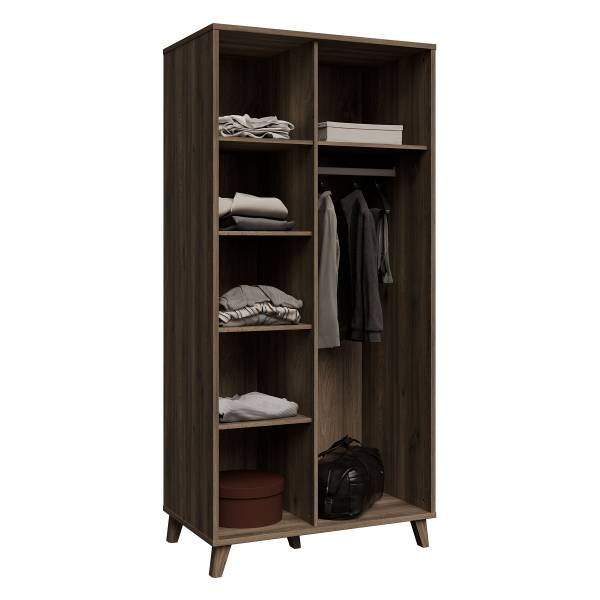 Armadio Budhua Effetto rovere / beige