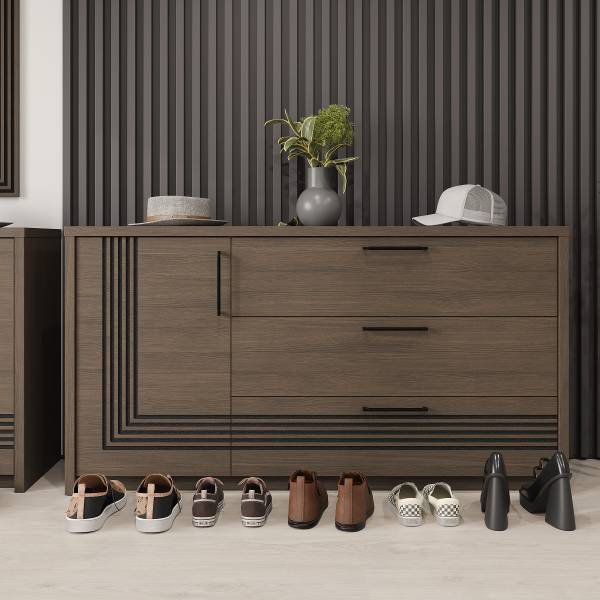 Sideboard Visca Eiche Dunkel Dekor
