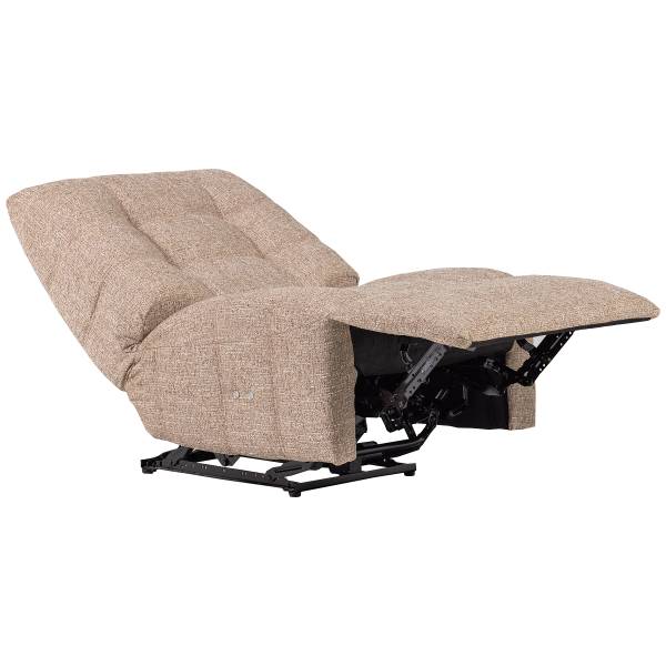 Poltrona regolabile elettricamente Hein Beige - Poliestere - Ferro - 98 x 94 x 83 cm
