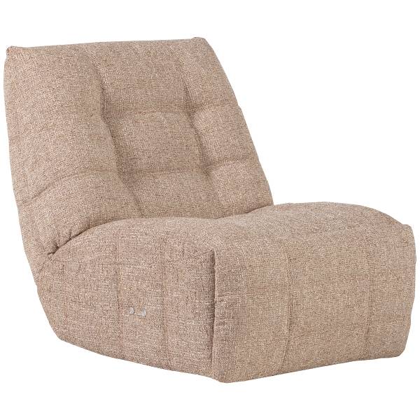 Poltrona regolabile elettricamente Hein Beige - Poliestere - Ferro - 98 x 94 x 83 cm
