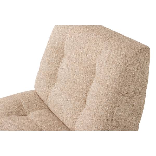 Poltrona regolabile elettricamente Hein Beige - Poliestere - Ferro - 98 x 94 x 83 cm