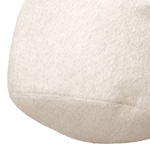 Zitpoef ReLaX!BaG rond Bouclé Stof Coline: beige