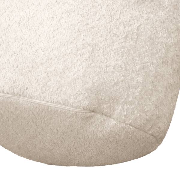 Zitpoef ReLaX!BaG rond Bouclé Stof Coline: beige