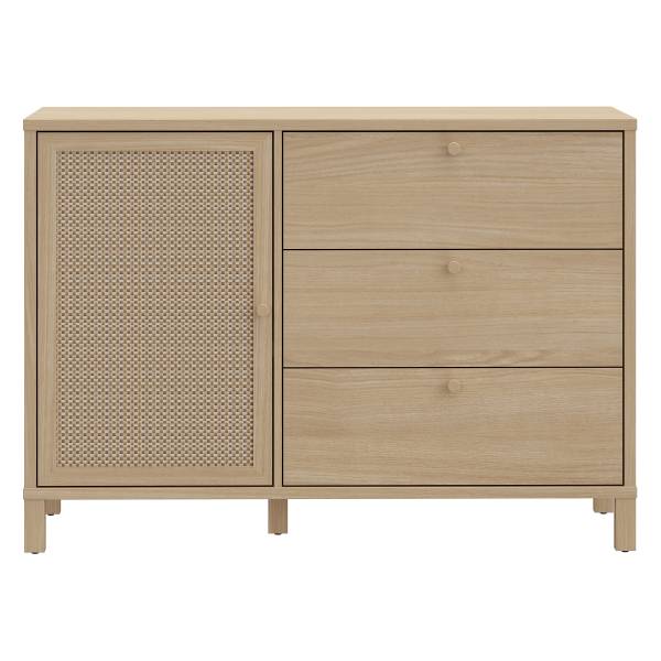 Kast Serwa beige/lichte eikenlook