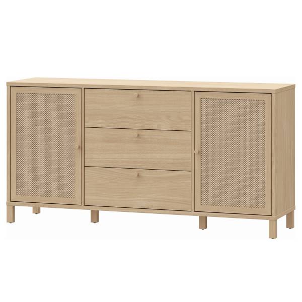 Buffet Serwa Beige / Décor chêne