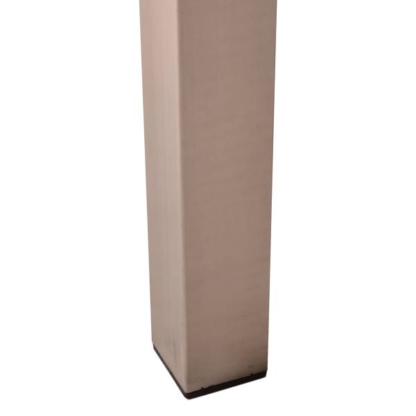 Sitzgruppe Dallas Denver 6-teilig B Braun - Silber - Teakholz - Edelstahl 18/10 - 190 x 86 x 300 cm