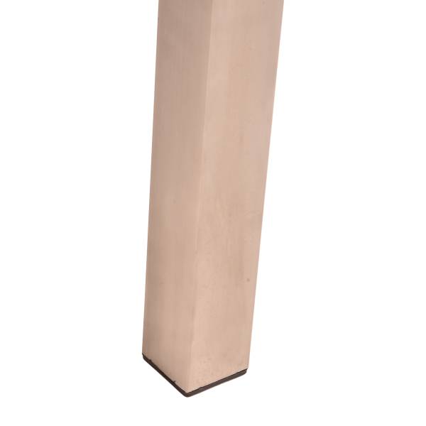 Sitzgruppe Dallas Denver 6-teilig B Braun - Silber - Teakholz - Edelstahl 18/10 - 190 x 86 x 300 cm