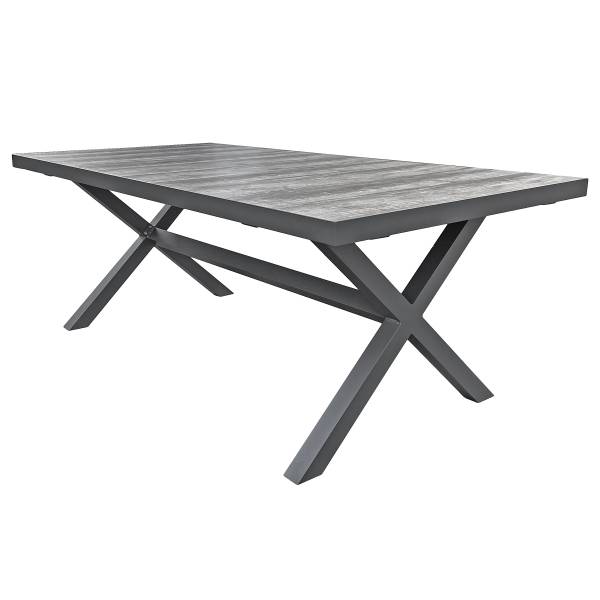 Sitzgruppe Rana Silea 5-teilig A Braun - Grau - Polyester - Aluminium - Polyester PVC - 200 x 90 x 200 cm