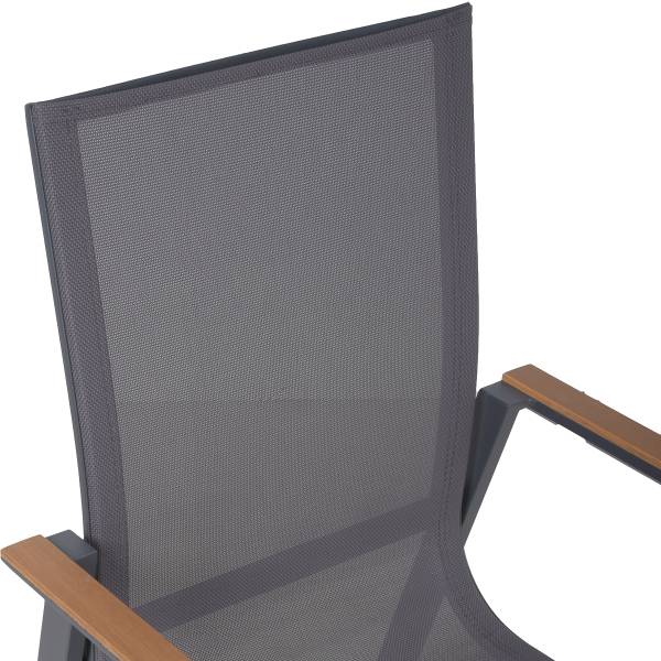 Sitzgruppe Rana Silea 5-teilig A Braun - Grau - Polyester - Aluminium - Polyester PVC - 200 x 90 x 200 cm