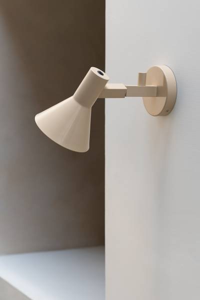 Wandleuchte Stavanger Eisen - Beige