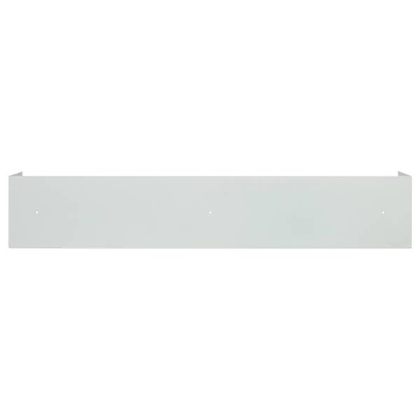 Étagère murale Beikou Type A 2 pièces Placage en bois véritable - sapin - Blanc