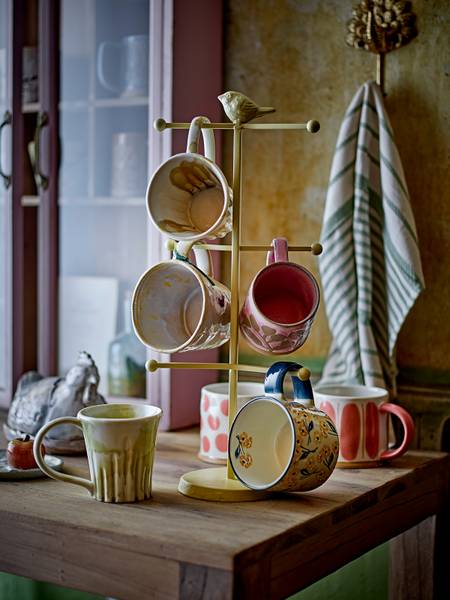 Tassen-Set Kayce 3-teilig Steingut - Blau