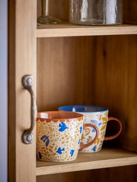 Set de tasses Anniversary 2 pièces grès - marron