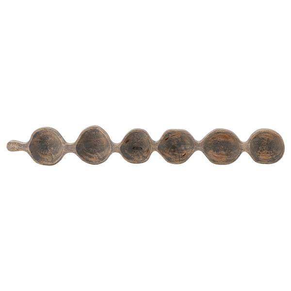 Serviertablett Marcelle Mango massiv - Grau