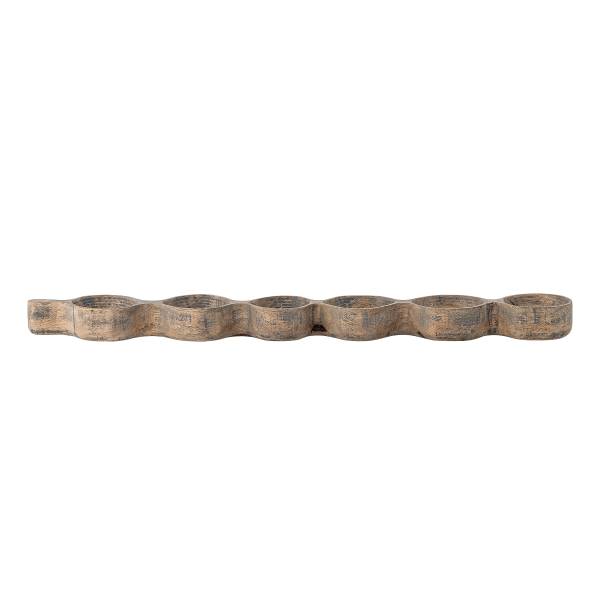 Serviertablett Marcelle Mango massiv - Grau