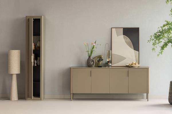 Houten kast Gunnar camel