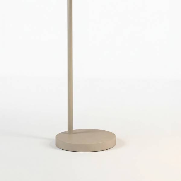 Bogenleuchte ELARA Eisen - 1-flammig - Beige