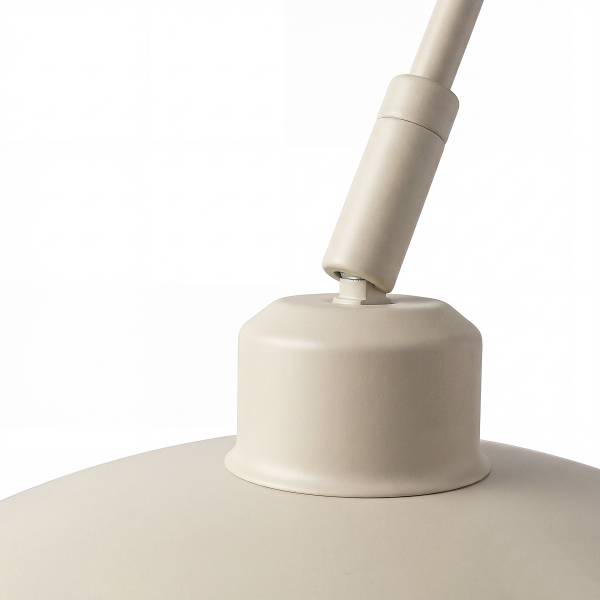 Bogenleuchte ELARA Eisen - 1-flammig - Beige