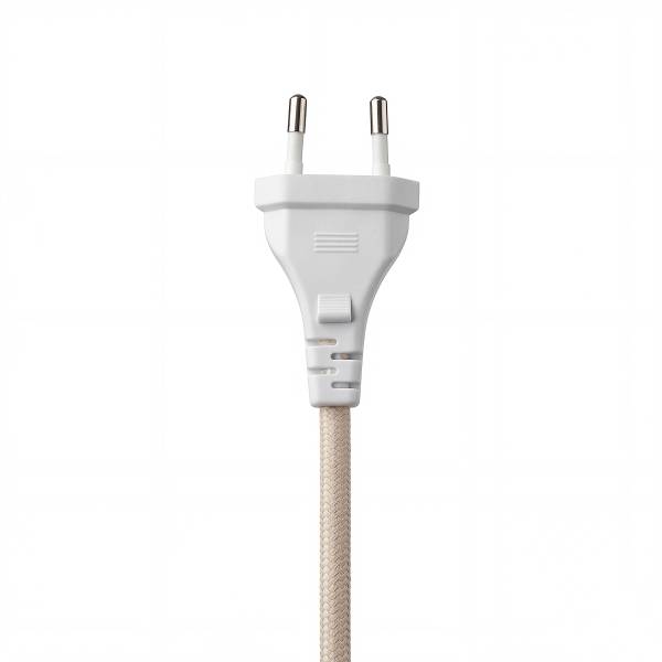 Bogenleuchte ELARA Eisen - 1-flammig - Beige