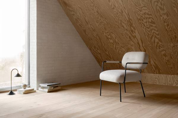 Loungesessel Perras Beige - Strukturstoff - 66 x 80 x 72 cm
