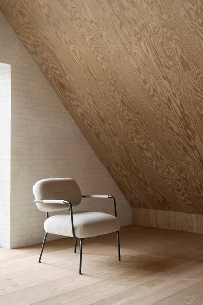 Loungesessel Perras Beige - Strukturstoff - 66 x 80 x 72 cm