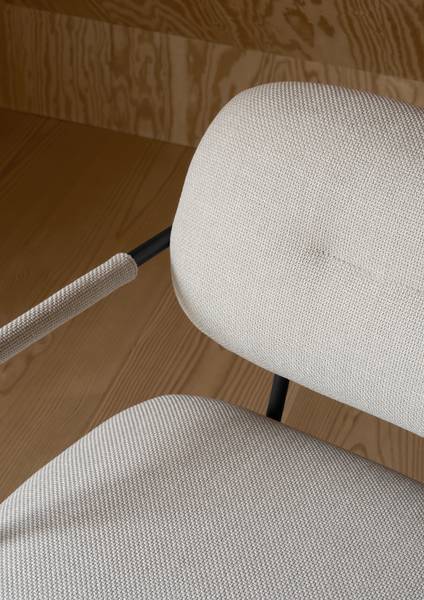 Loungesessel Perras Beige - Strukturstoff - 66 x 80 x 72 cm