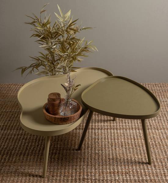 Table basse Mae Jaune curry