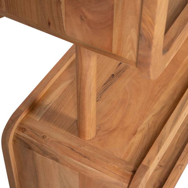 Étagère Rattle en bois massif Acacia