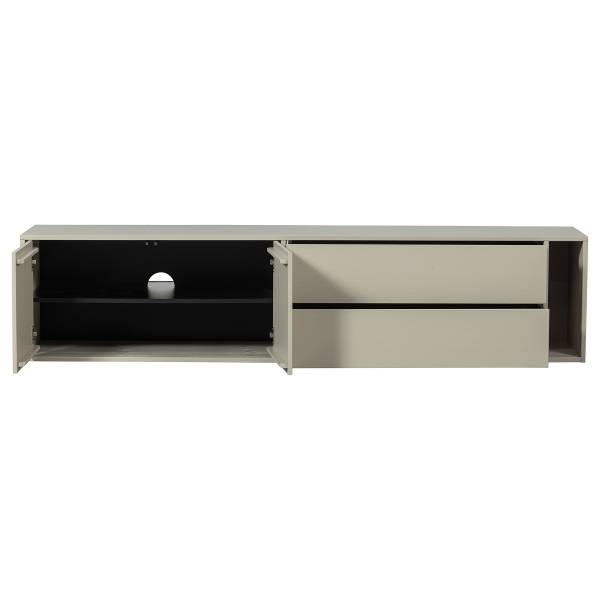 Houten tv-meubel Settle Down beige - Breedte: 200 cm