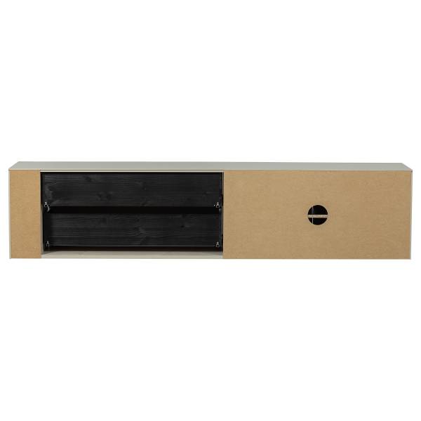 Houten tv-meubel Settle Down beige - Breedte: 200 cm
