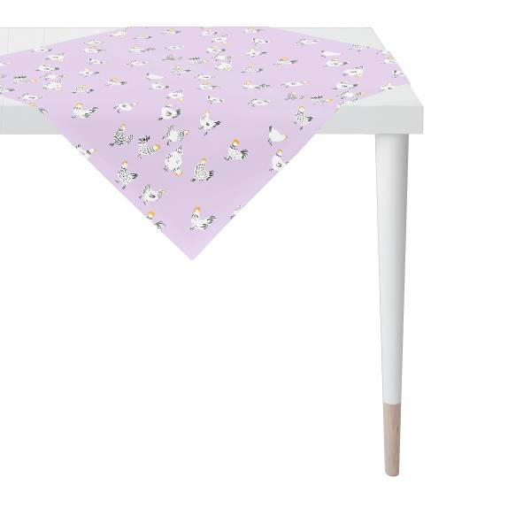 Tischdecke 3102 Mischgewebe - Lila / Mauve - Flieder - 88 x 88 cm
