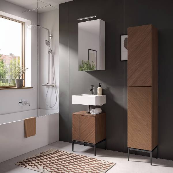 Waschbeckenunterschrank IKON 40 cm Walnuss