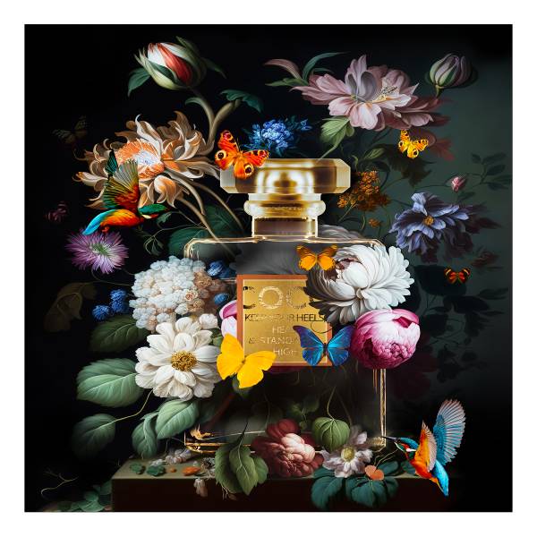 Quadro di vetro Essences A Vetro - Multicolore - 50 x 50 cm