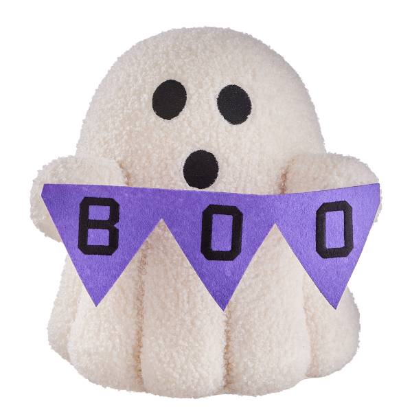 Décor fantôme HALLOWEEN Boo Polyester - Blanc