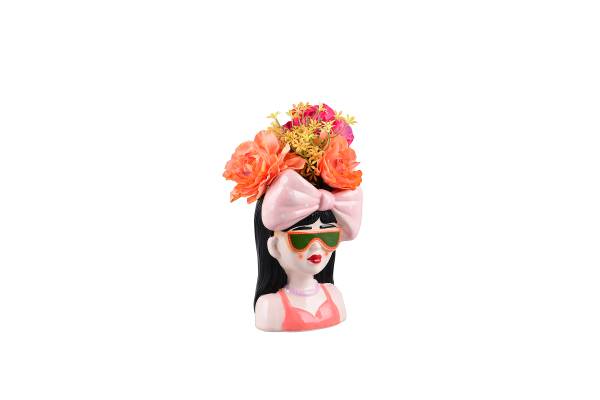 Vase Berny Keramik - Mehrfarbig